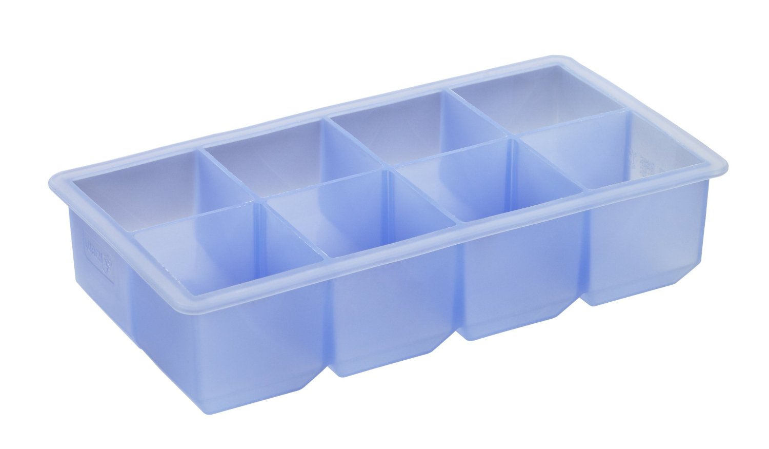 CUVETE GELO CUBO 5X5CM AZUL SILICONE